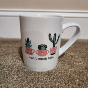 ☕️Mug Sale!☕️ Cactus Design White Mug